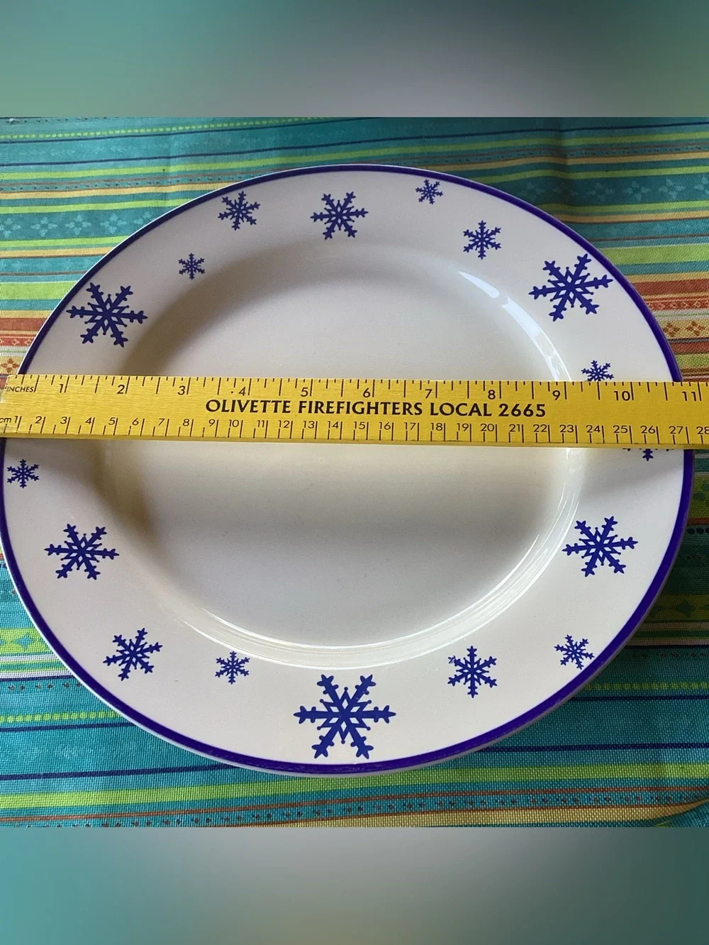 Frosty Friends Ceramic Dinner Plates - set of 3